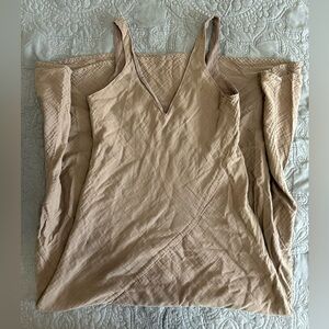 Tan Sleeveless Dress